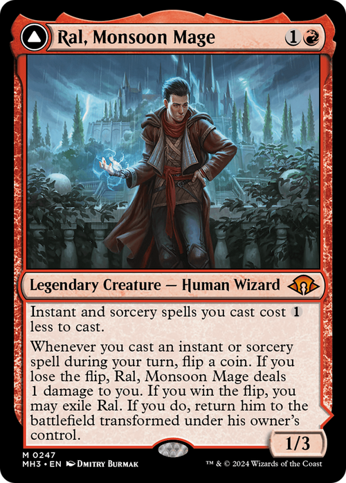 Ral, Monsoon Mage (MH3-247) - Modern Horizons 3