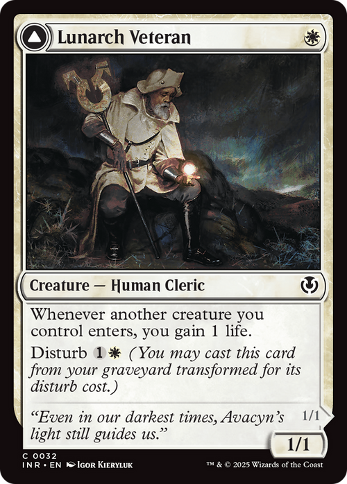 Lunarch Veteran (INR-032) - Innistrad Remastered Foil
