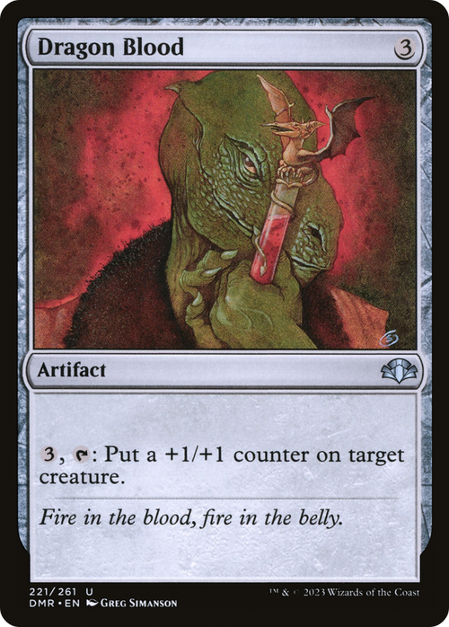 Dragon Blood (DMR-221) - Dominaria Remastered Foil