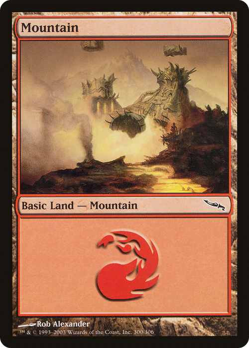 Mountain (300) (MRD-300) - Mirrodin