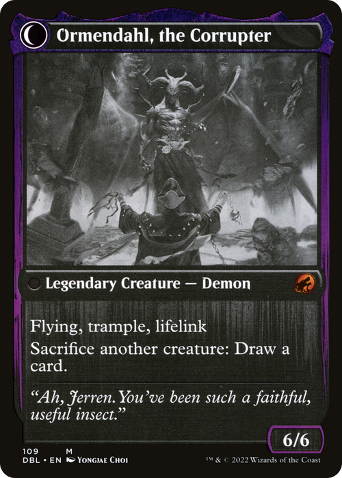 Jerren, Corrupted Bishop (DBL-109) - Innistrad: Double Feature: (Double Faced Transform)