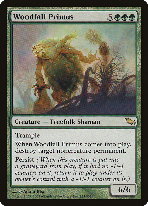 Woodfall Primus (SHM-135) - Shadowmoor Foil