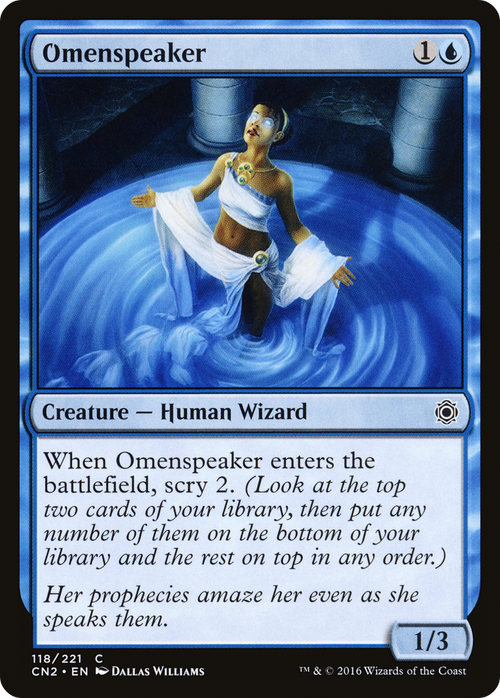 Omenspeaker (CN2-118) - Conspiracy: Take the Crown Foil