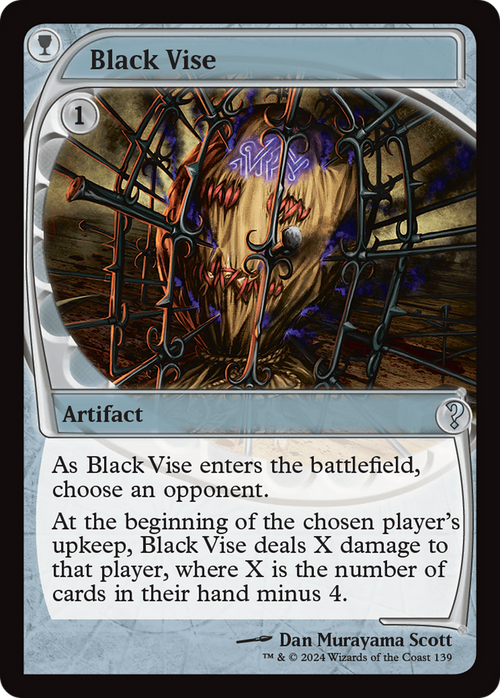 Black Vise (Future Sight) (MB2-139) - Mystery Booster 2