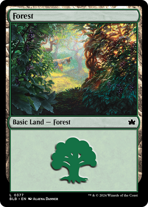 Forest (0377) (BLB-377) - Bloomburrow Foil