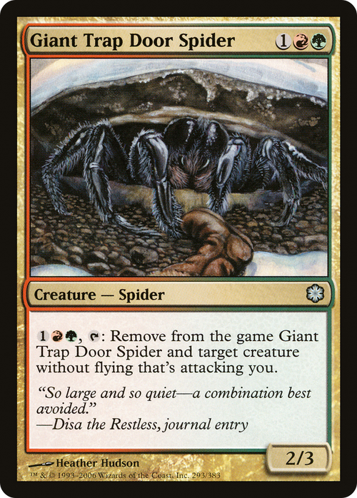 Giant Trap Door Spider (CTD-293) - Coldsnap Theme Decks