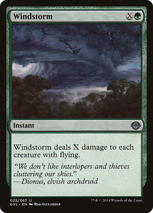Windstorm (DD3-025) - Duel Decks Anthology: Garruk vs. Liliana
