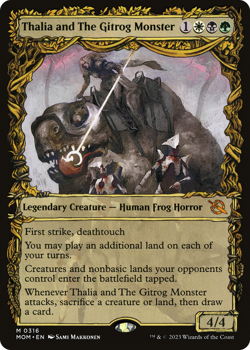 Thalia and The Gitrog Monster (Showcase) (MOM-316) - March of the Machine: (Showcase)