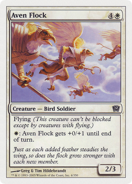Aven Flock (9ED-004) - 9th Edition Foil