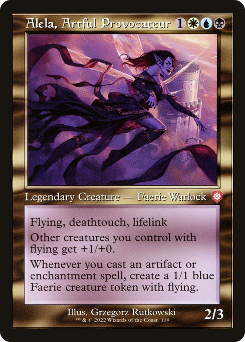 Alela, Artful Provocateur (Retro Frame) (BRC-119) - The Brothers' War Commander