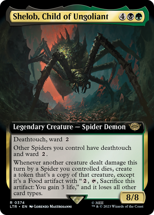Shelob, Child of Ungoliant (Extended Art) (LTR-374) - The Lord of the Rings: Tales of Middle-earth: (Extended Art)