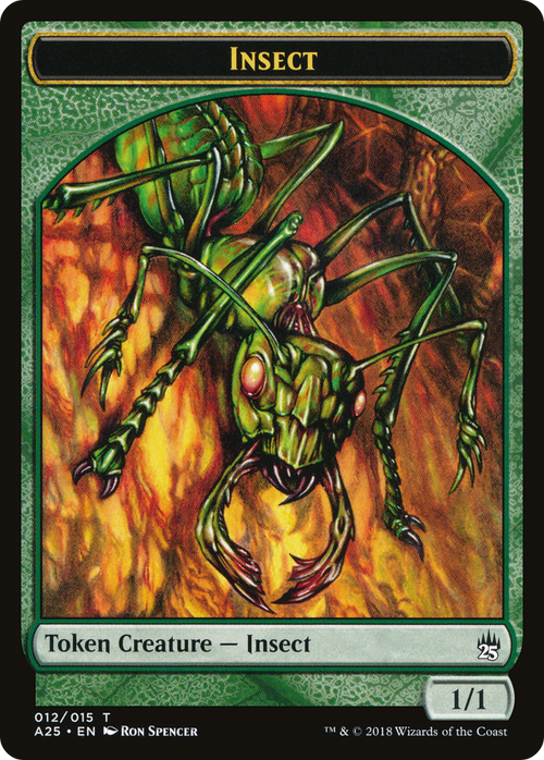 Insect Token (012) (A25-012) - Masters 25 Tokens