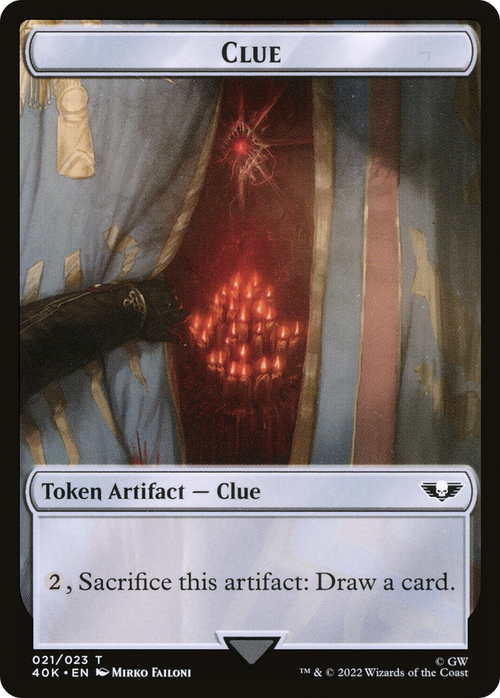 Clue (T40K-021) - Warhammer 40,000 Tokens