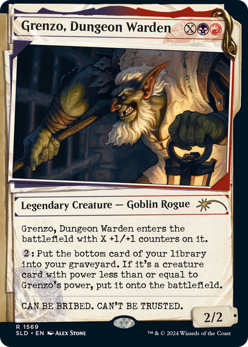 Grenzo, Dungeon Warden (SLD-1569) - Secret Lair Drop: (Showcase)