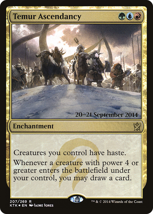 Temur Ascendancy (PRE-207S) - Khans of Tarkir Promos Foil