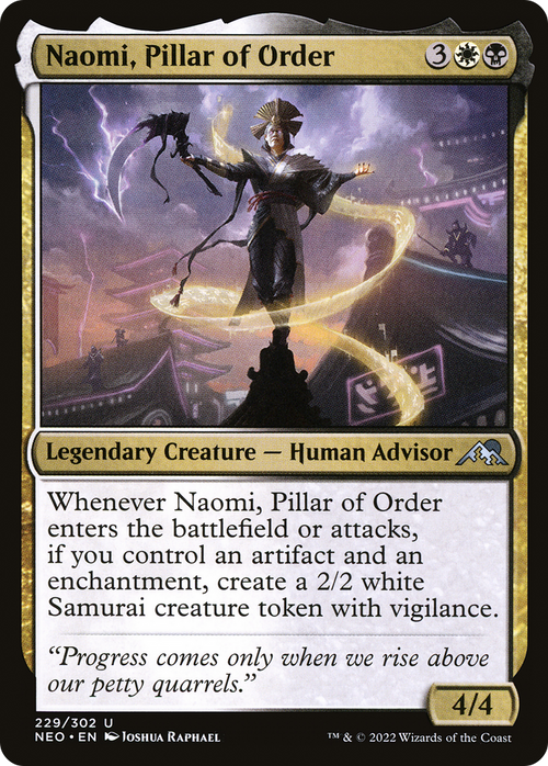 Naomi, Pillar of Order (NEO-229) - Kamigawa: Neon Dynasty