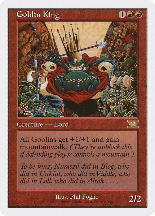 Goblin King (6ED-185) - Classic Sixth Edition