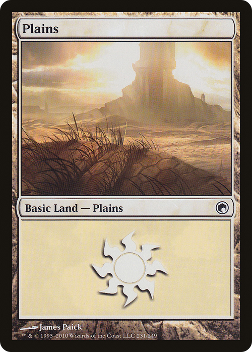 Plains (231) (SOM-231) - Scars of Mirrodin