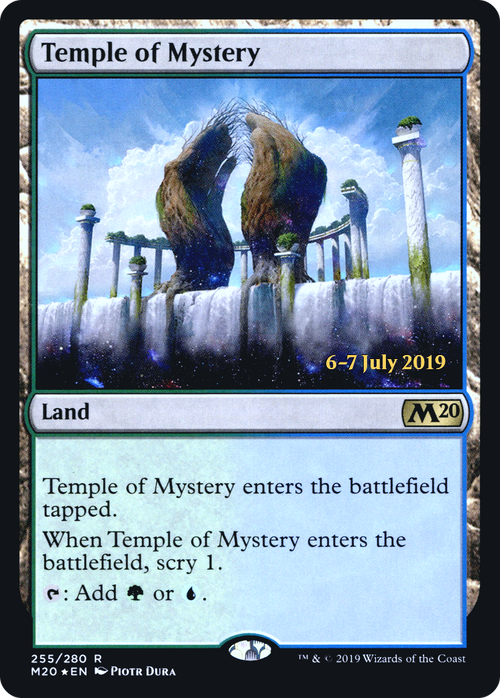 Temple of Mystery (M20) (PRE-255S) - Core Set 2020 Promos Foil