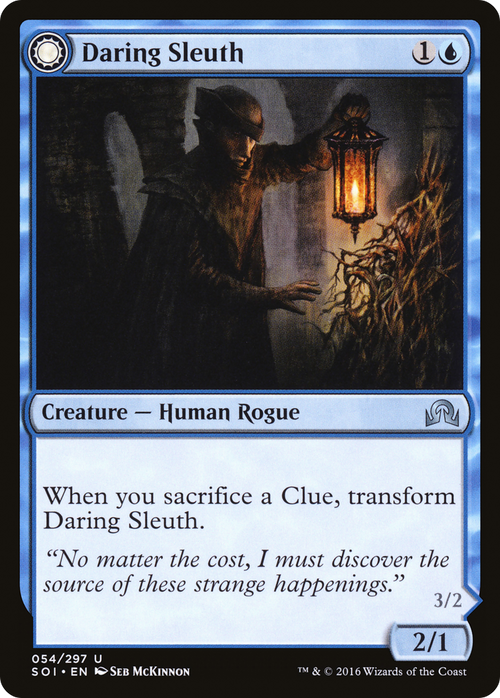 Daring Sleuth (SOI-054) - Shadows over Innistrad: (Double Faced Transform)