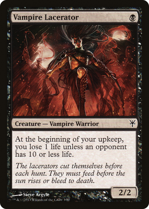 Vampire Lacerator (DDK-003) - Duel Decks: Sorin vs. Tibalt