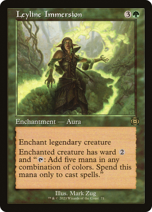 Leyline Immersion (Retro Frame) (MAT-071) - March of the Machine: The Aftermath: (Showcase) Foil