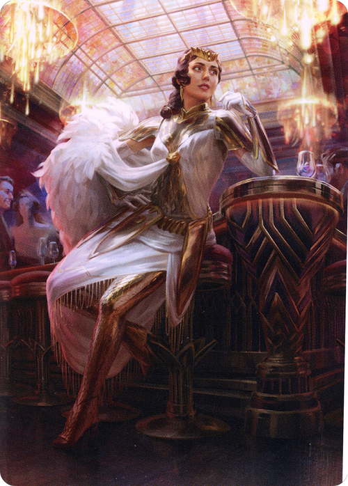 Elspeth Resplendent // Elspeth Resplendent (ASNC-003) - New Capenna Art Series (Borderless) Foil