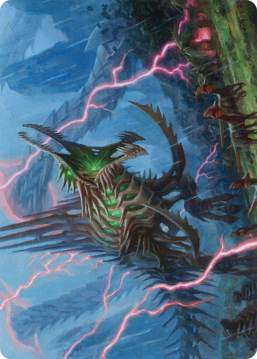 Etali, Primal Sickness // Etali, Primal Sickness (AMOM-032) - March of the Machine Art Series (Borderless) Foil