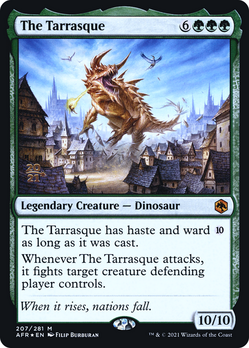 The Tarrasque (PRE-207S) - Adventures in the Forgotten Realms Promos Foil