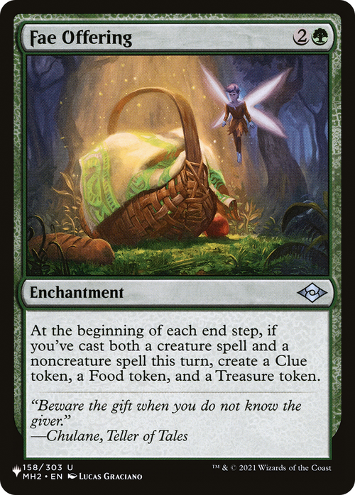 Fae Offering (LIST-158/303) - The List