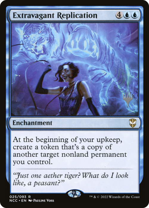 Extravagant Replication (PPSNC-025) - New Capenna Commander Promos Foil