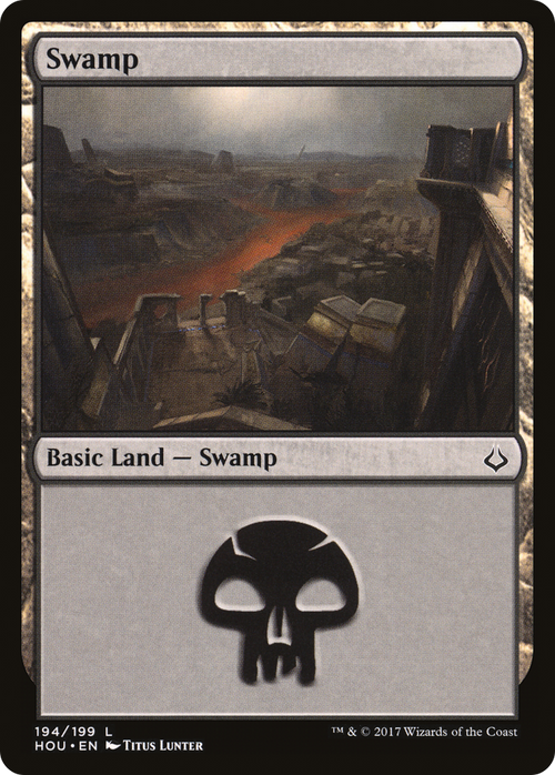 Swamp (194) (HOU-194) - Hour of Devastation Foil