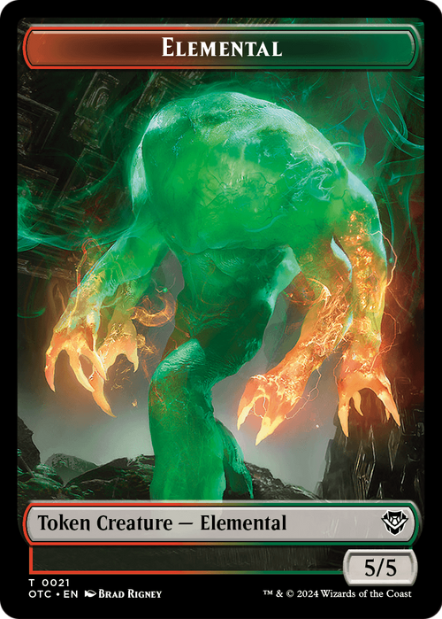 Elemental (TOTC-021) - Outlaws of Thunder Junction Commander Tokens