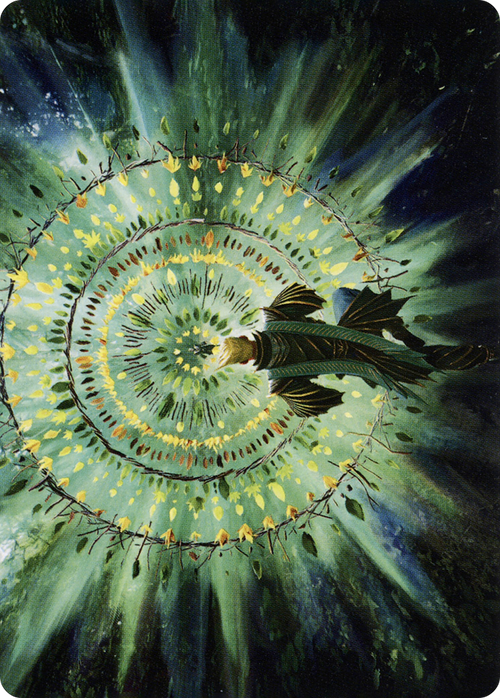 Verdant Mastery // Verdant Mastery (ASSTX-019) - Strixhaven Art Series (Borderless)