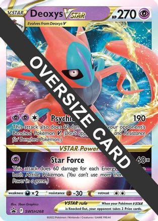 Deoxys VSTAR - SWSH268  - Holofoil Jumbo Cards - Promo