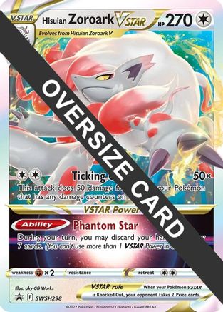Hisuian Zoroark VSTAR - SWSH298  - Holofoil Jumbo Cards - Promo
