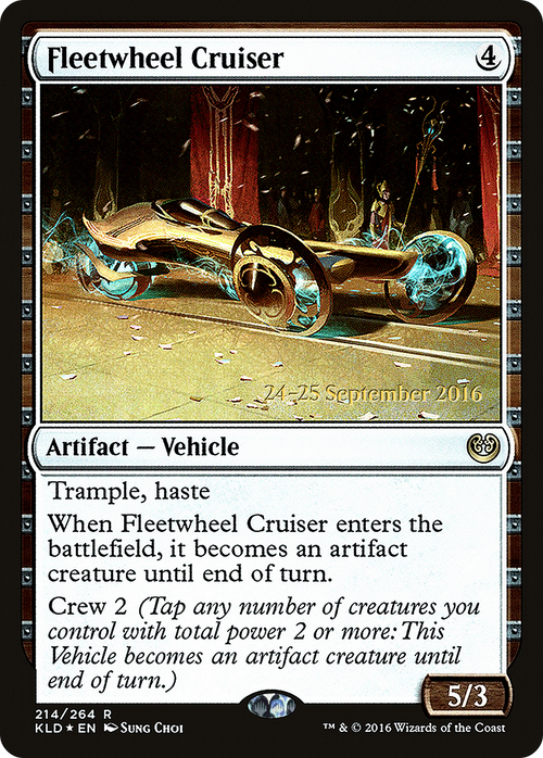 Fleetwheel Cruiser (PRE-214S) - Kaladesh Promos Foil