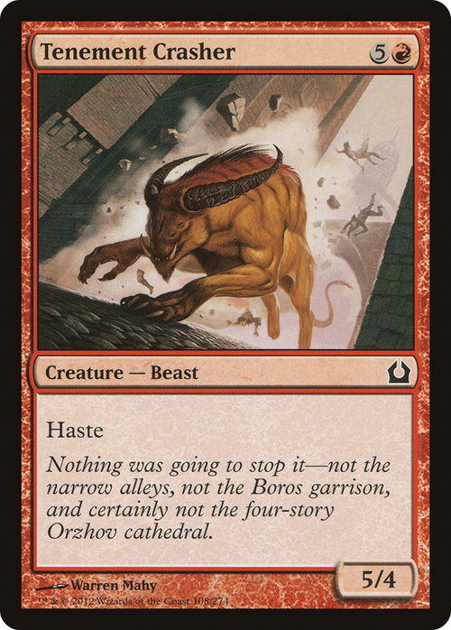 Tenement Crasher (RTR-108) - Return to Ravnica