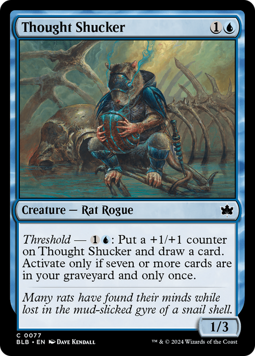 Thought Shucker (BLB-077) - Bloomburrow Foil