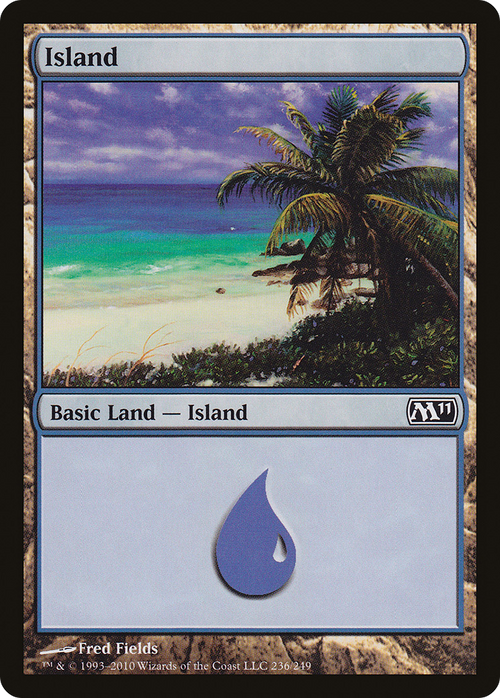 Island (236) (M11-236) - Magic 2011 Foil