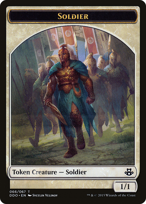 Soldier Token (DDO-066) - Duel Decks: Elspeth vs. Kiora