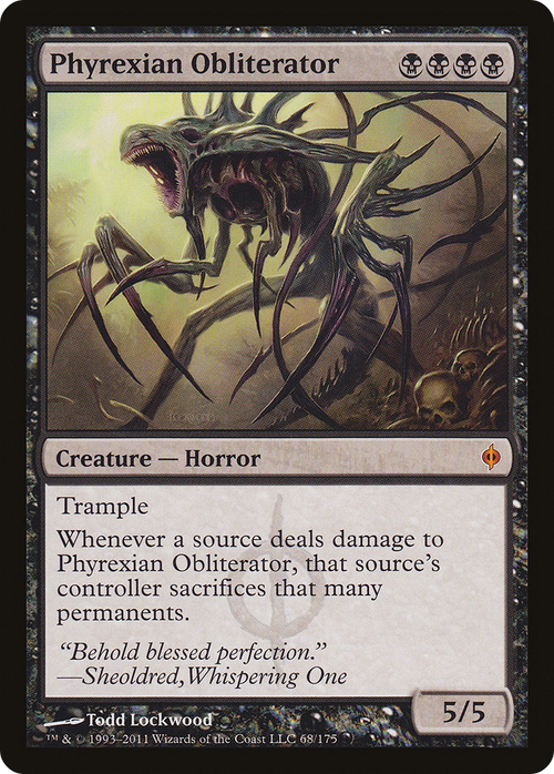 Phyrexian Obliterator (NPH-068) - New Phyrexia Foil