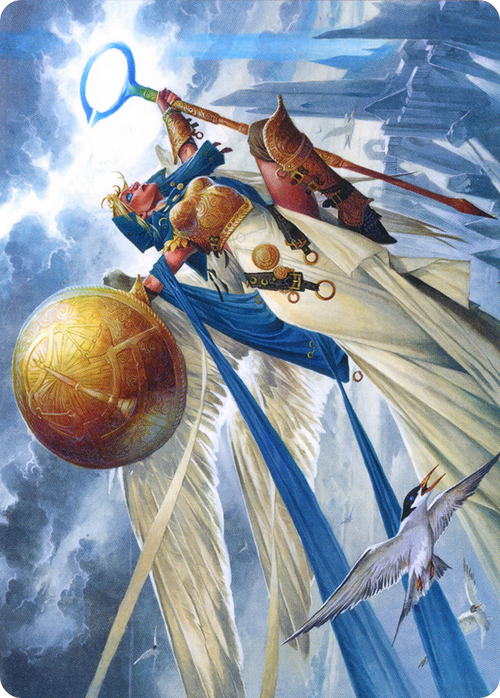 Linvala, Shield of Sea Gate // Linvala, Shield of Sea Gate (AZNR-077) - Zendikar Rising Art Series (Borderless)