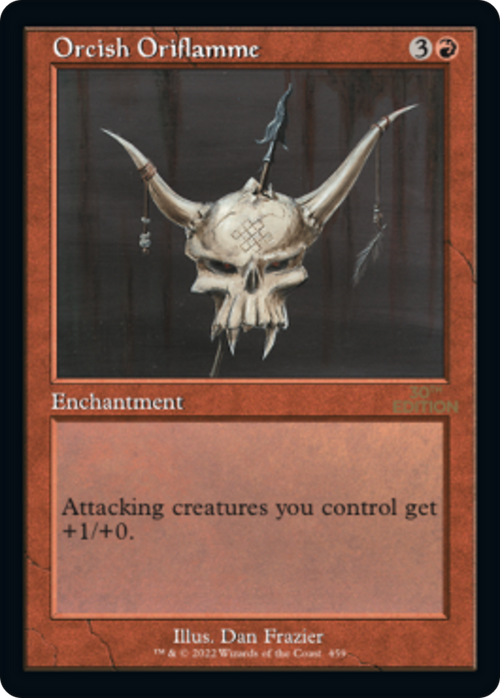 Orcish Oriflamme (Retro Frame) (30A-459) - 30th Anniversary Edition