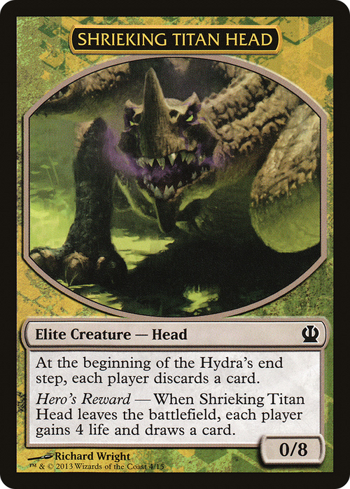 Shrieking Titan Head (HERO-004) - Face the Hydra