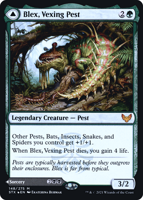 Blex, Vexing Pest (PRE-148S) - Strixhaven: School of Mages Promos Foil