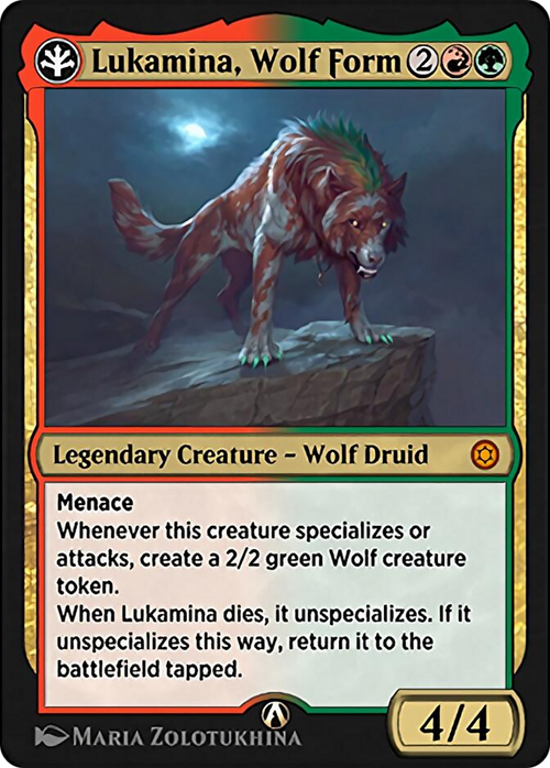 Lukamina, Wolf Form (HBG-17R) - Alchemy Horizons: Baldur's Gate