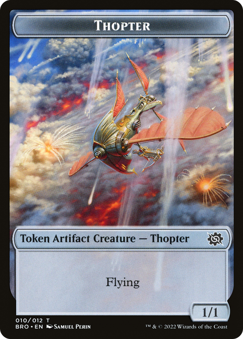 Thopter (TBRO-010) - The Brothers' War Tokens Foil