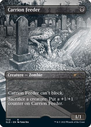 Carrion Feeder (Borderless) (Foil Etched) (SLD-1114) - Secret Lair Drop Series Foil