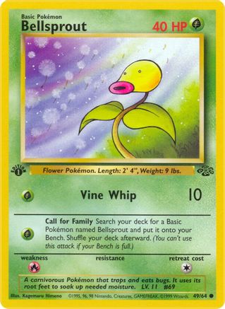 Bellsprout 049  - 1st Edition Jungle - Common